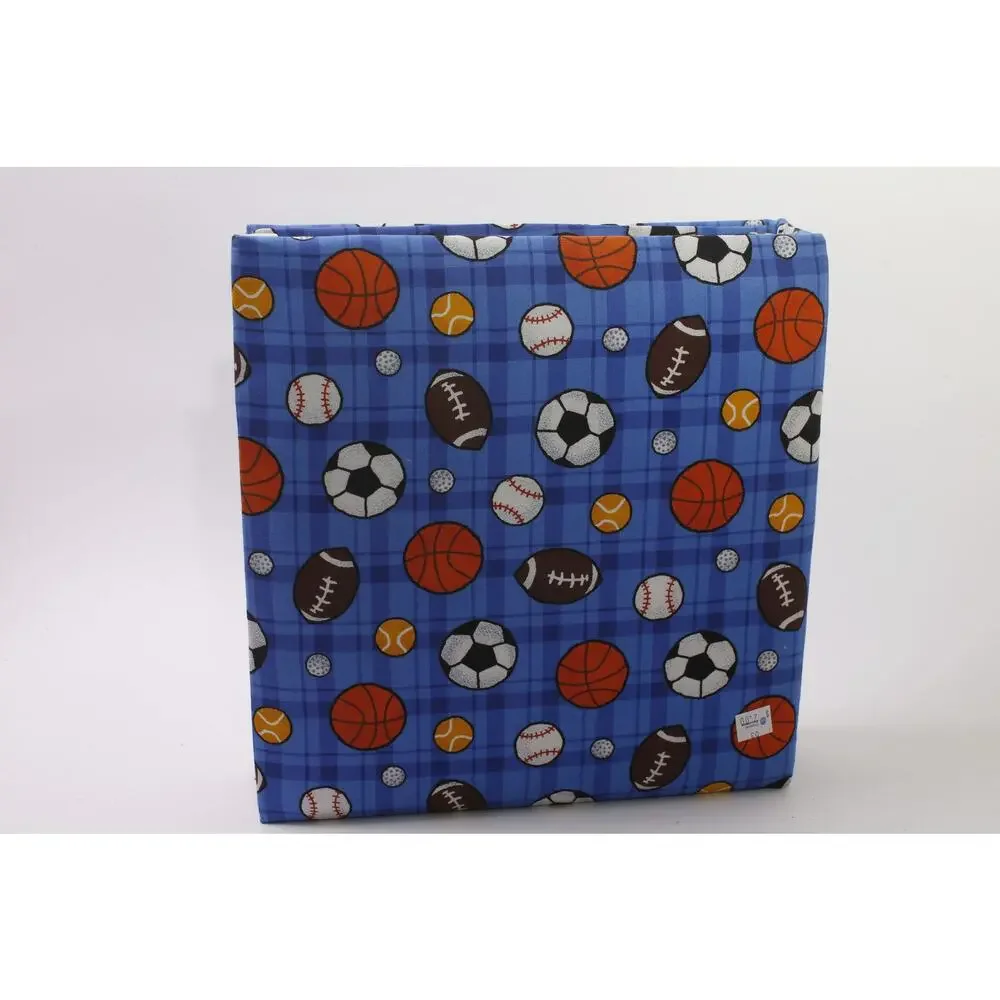Sports, 3-hole Binder, Blue Cover, Office, School, Scrapbooking, ~ 260128-WH 934